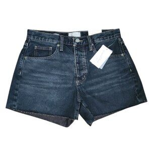 Universal Thread Shorts Womens Size 4 Black Mid Rise 90s Baggy Denim New NWT